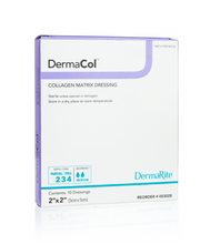 Load image into Gallery viewer, DermaCol Collagen Matrix Wound Dressing 2&quot; x 2&quot;
