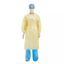 Load image into Gallery viewer, The Airpro ISO Gown from Maff Medical is made with Elastic Cuffs, Latex-Free, Non-Woven, and is Fluid Resistant. Ideal for Dental, Medical, and Hospital, Industries, Our gown is made for one size to fit all. 
