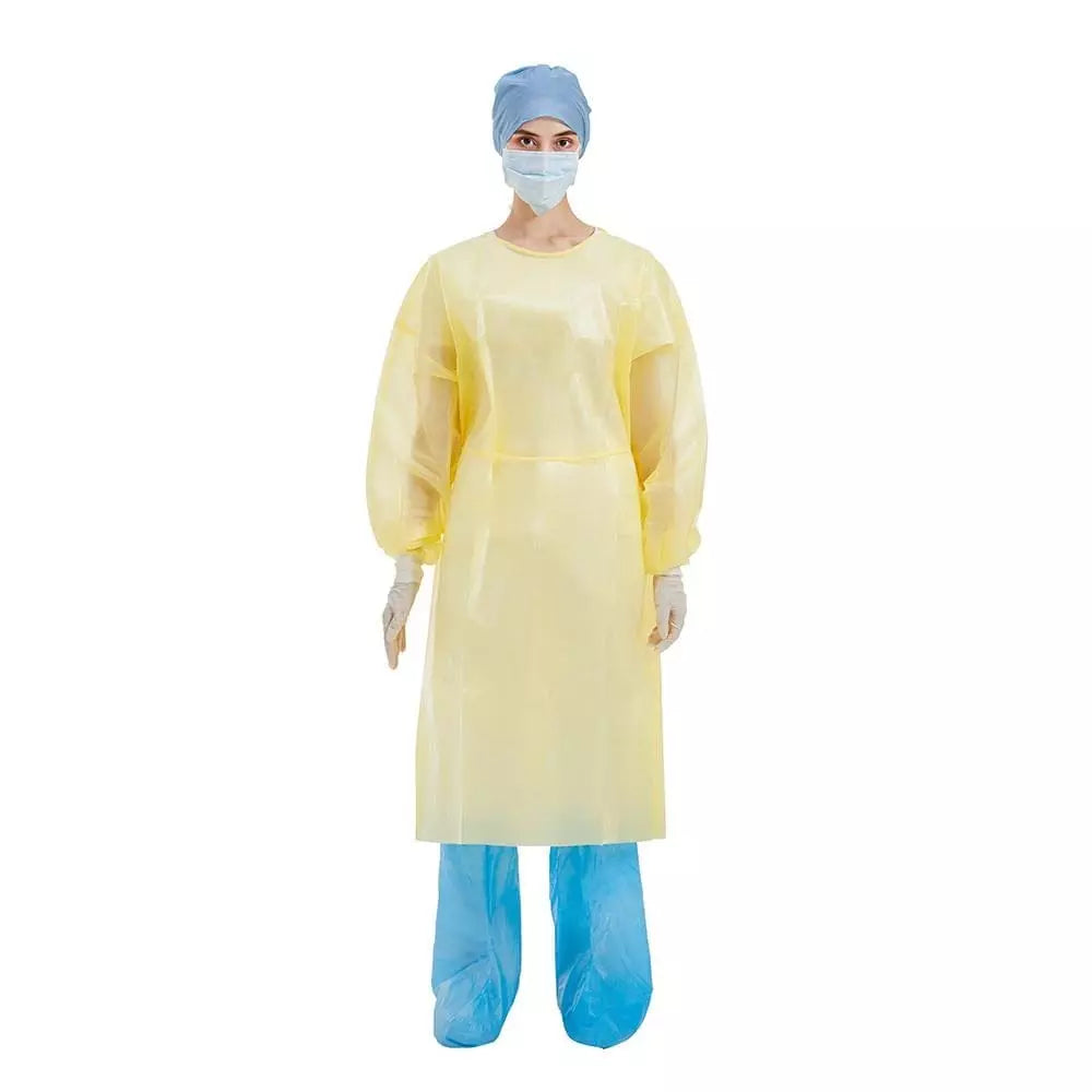 The Airpro ISO Gown from Maff Medical is made with Elastic Cuffs, Latex-Free, Non-Woven, and is Fluid Resistant. Ideal for Dental, Medical, and Hospital, Industries, Our gown is made for one size to fit all. 